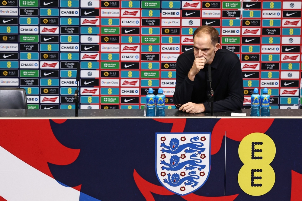 The prickly issue of the anthem was raised when Tuchel named his first England squad for this month’s World Cup qualifiers with Albania and Latvia on Friday. — AFP pic