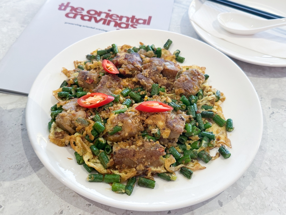 The Oriental Cravings brings back the iconic Fried Yam Cake with long beans, eggs and preserved radish. — Picture by Lee Khang Yi