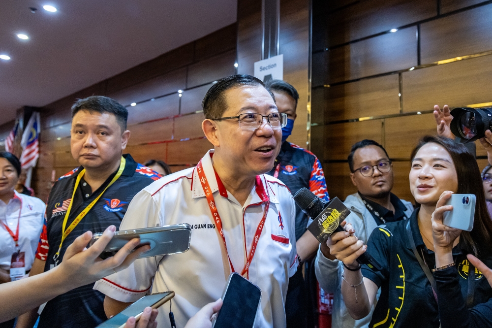 Lim Guan Eng attends the 18th DAP National Congress at Ideal Convention Centre (IDCC), Shah Alam on March 16, 2025. — Picture by Firdaus Latif