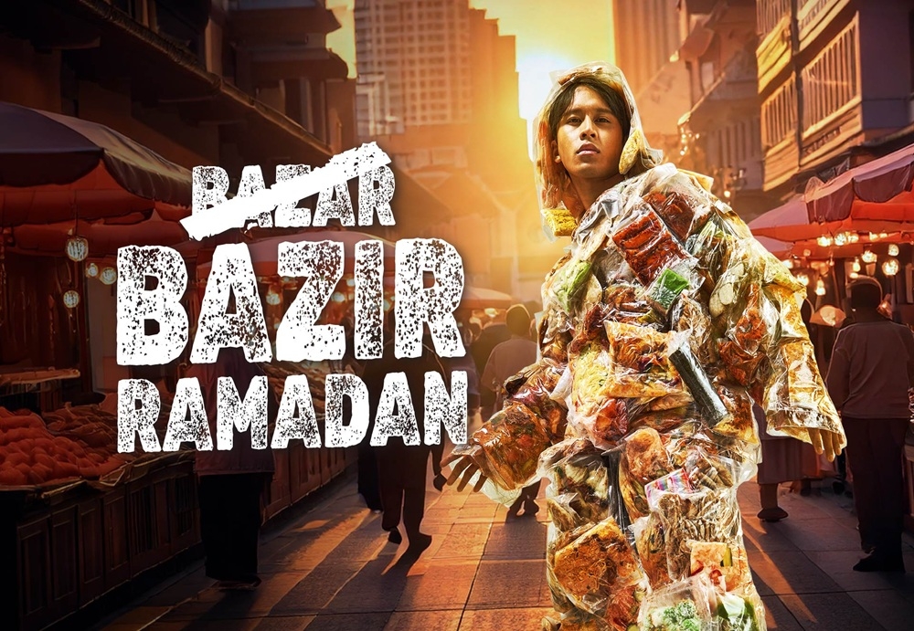 In an effort to tackle food waste during Ramadan, anti-food waste initiative MySaveFood has launched #BazirRamadan, with a Raya fashion collection made entirely from unsold and discarded food from Ramadan bazaars. — Picture courtesy of MySaveFood 