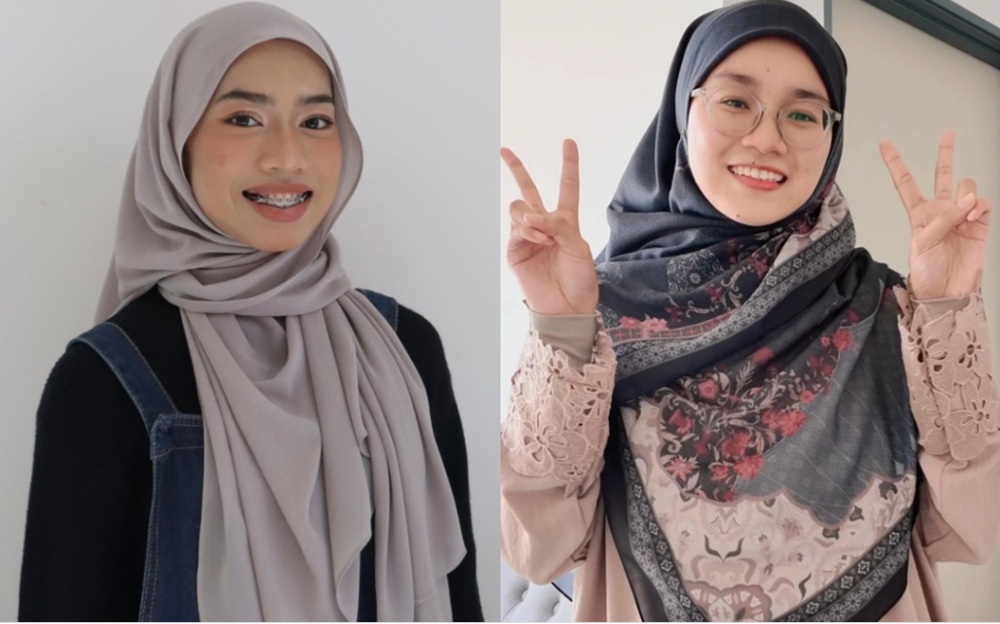 Sufiah Hani Ahmad Zamberi and Siti Sabarina Abdul Halim are empowering Muslim women this Ramadan with creative hijab tutorials on social media. From chic Hari Raya styles to modest long hijabs, their step-by-step videos inspire confidence and individuality. — Pictures courtesy of Sufiah Hani Ahmad Zamberi/Siti Sabarina Abdul Halim via Bernama