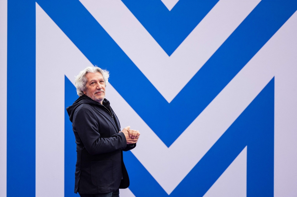 French director Alain Chabat arrives for the screening of his five-episode 3D animated series ‘Asterix and Obelix: The Big Fight’ during the 2025 edition of the Series Mania International TV festival in Lille, northern France, on March 23, 2025. — AFP pic 