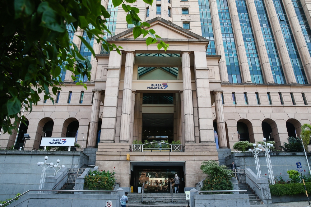 Bursa Malaysia opened higher, tracking Wall Street’s strong overnight performance, but retreated soon after due to a lack of fresh catalysts. — Picture by Yusof Mat Isa