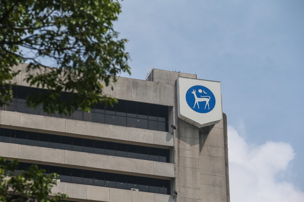 Bank Negara Malaysia said it conducted onsite surveillance at 123 entities across 166 premises in the year to detect unauthorised financial activities. — Picture by Yusof Mat Isa