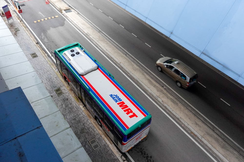 General view of Taman Tun Dr Ismail MRTStation. Kuala Lumpur. August 3, 2024. — Picture by Raymond Manuel