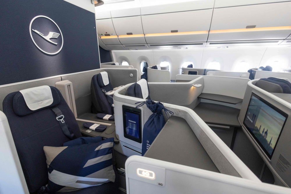 The ruling by the Cologne Regional Court on Monday means the airline is no longer allowed to use two specific phrases in its marketing, which critics argued gave the impression that air travel could be climate-neutral. — AFP pic