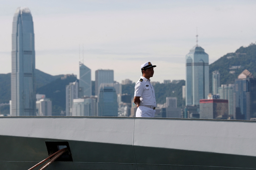 Beijing called the report ‘biased’ and accused it of ‘exaggerating the China threat’ today. — Reuters pic