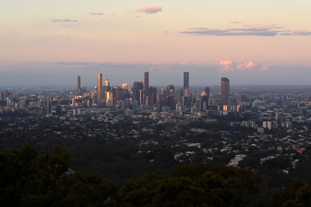 A view of the city skyline of Brisbane, expected to be announced as host for the 2032 Olympic Games, in Brisbane July 4, 2021. The crocodiles that inhabit the Fitzroy River appear not to be too much of an issue but the water current could scupper plans to stage the rowing at the 2032 Olympics in Rockhampton, some 600 kilometres north of Brisbane. — Reuters pic 