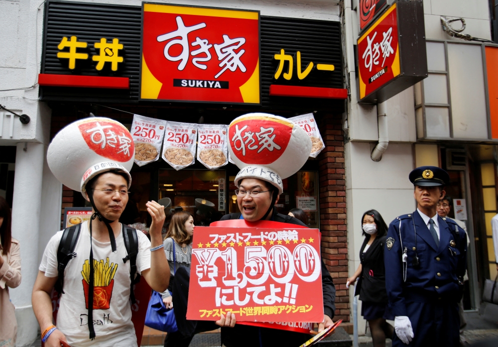 Sukiya, the country’s biggest beef bowl chain owned by dining giant Zensho Holdings, last weekend apologised that miso soup served at one of its locations in western Japan in January had contained a rat. Zensho shares fell as much as 7 per cent on the following Monday. — Reuters pic