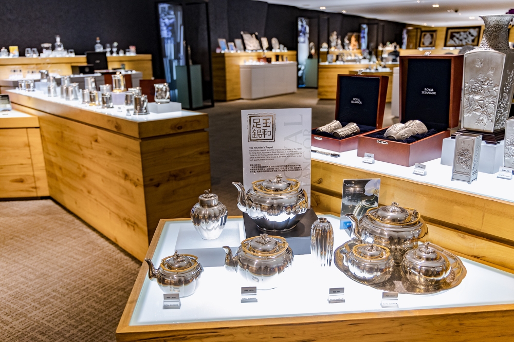 Royal Selangor offers different pewter goods according to their target markets. — Picture by Firdaus Latif