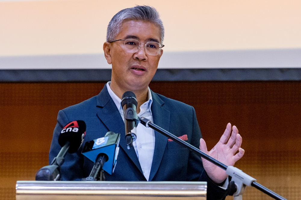 MITI Minister Datuk Seri Tengku Zafrul Tengku Abdul Aziz said that as current and future global growth will be driven by major advances in technology and artificial intelligence, the thousands of SMEs and MTCs in Malaysia’s business ecosystem must be supported. — Picture by Firdaus Latif