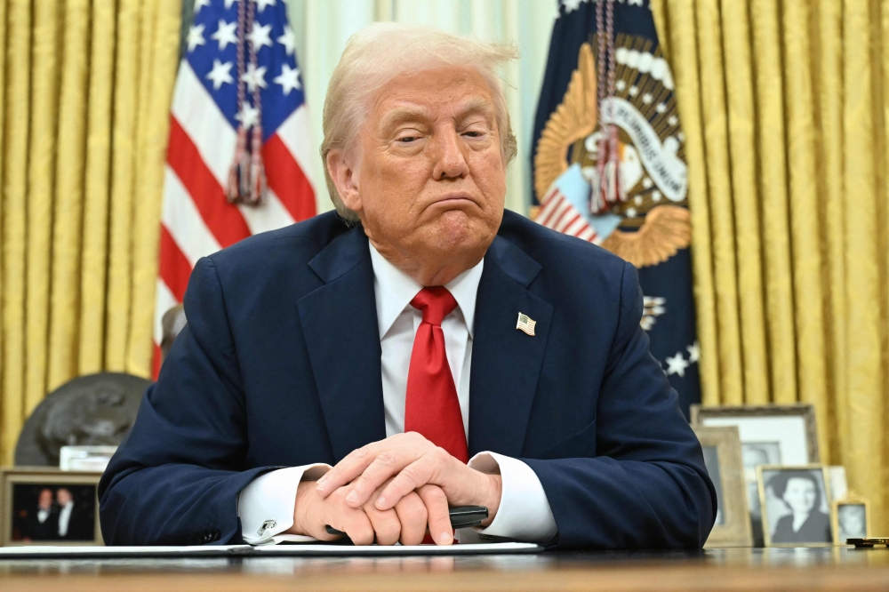 Trump is set to unleash tariffs on Wednesday—what he has dubbed “Liberation Day”—that will vary from country to country depending on the duties they impose on US goods and other factors such as value-added taxes. — AFP pic