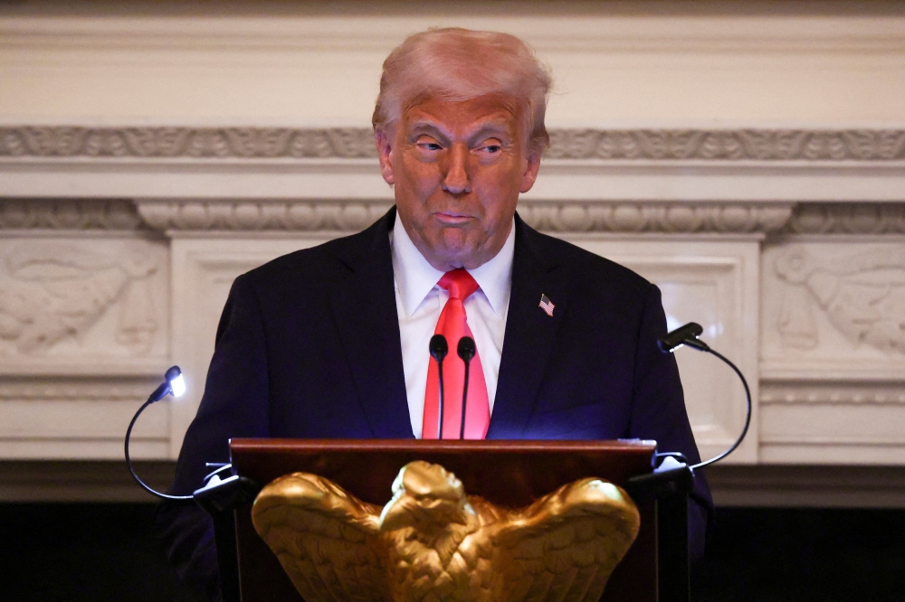 Since his White House return in January, Trump has embarked on a stop-start rollout of tariffs against top trading partners, and threatened to impose additional levies on Wednesday, a day he has dubbed “liberation day.” — File pic via Reuters