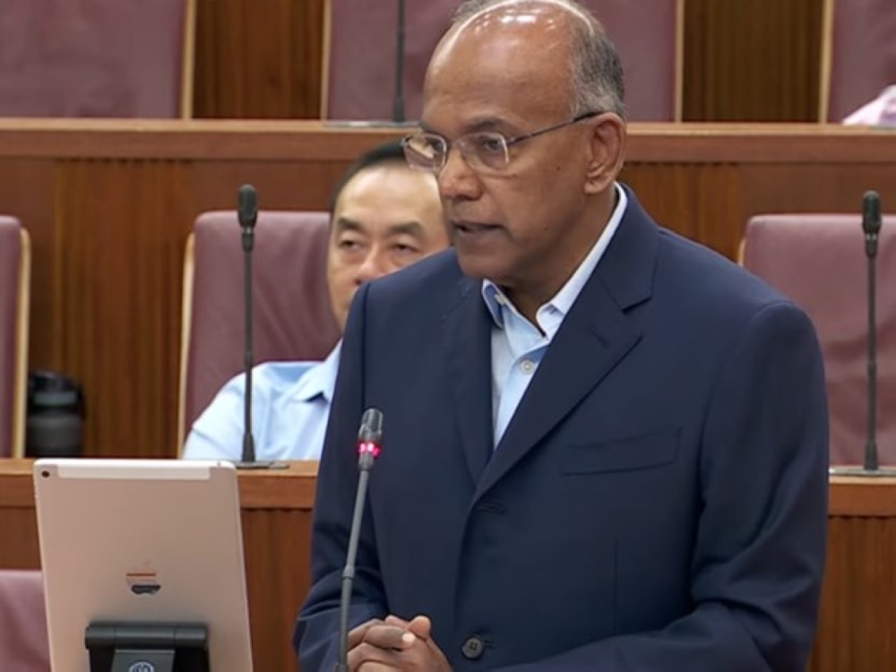 Home Affairs and Law Minister K Shanmugam said Singapore’s Constitution explicitly allows a Nominated Member of Parliament to join a political party after resigning from the position. — TODAY pic