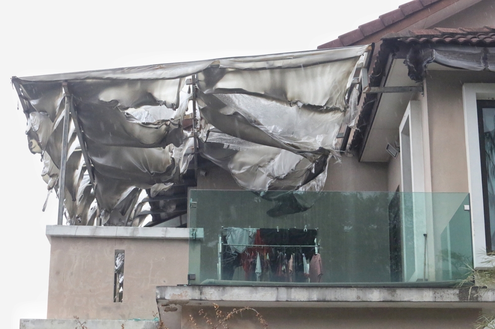 A view of the affected area at Taman Harmoni in Putra Heights after the gas pipeline fire April 1, 2025. — Picture by Choo Choy May