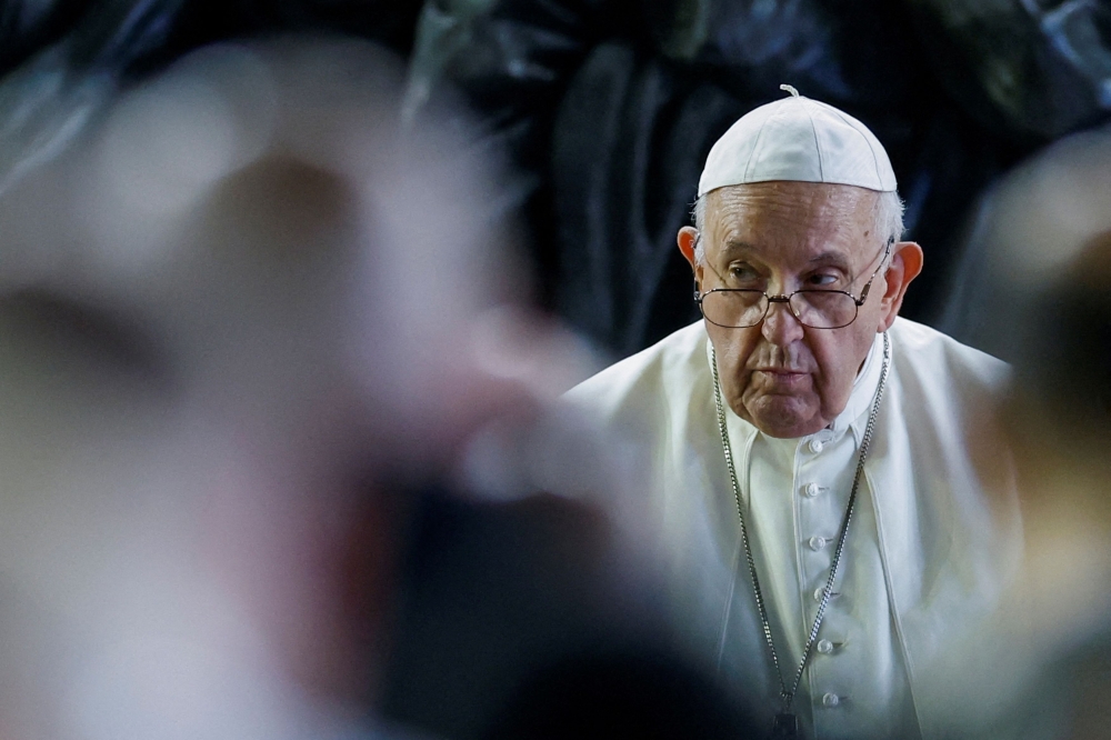 Pope Francis left Rome’s Gemelli hospital on March 23 after a stay in which doctors said he had almost died twice, returning to the Vatican for a convalescence of at least two months. — Reuters pic