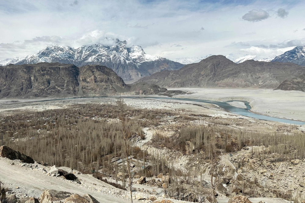 This photograph taken on March 19, 2025 shows a general view of Hussainabad village in Skardu district, in Pakistan's mountainous Gilgit-Baltistan region. — AFP pic