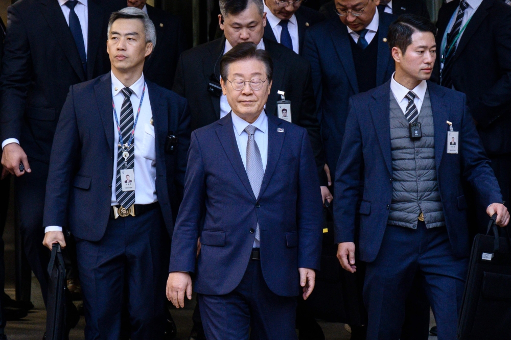 Lee lost by the slimmest margin in the country’s history when he ran against Yoon Suk-yeol in the 2022 presidential election. — AFP pic