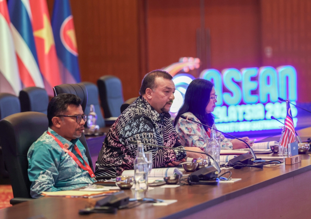 Finance Minister II Datuk Seri Amir Hamzah Azizan chairs the Asean Finance Ministers Meeting held in conjunction with 12th Asean Finance Ministers and Central Bank Governors Meeting 2025 at the Kuala Lumpur Convention Centre (KLCC) Asean Infrastructure Fund