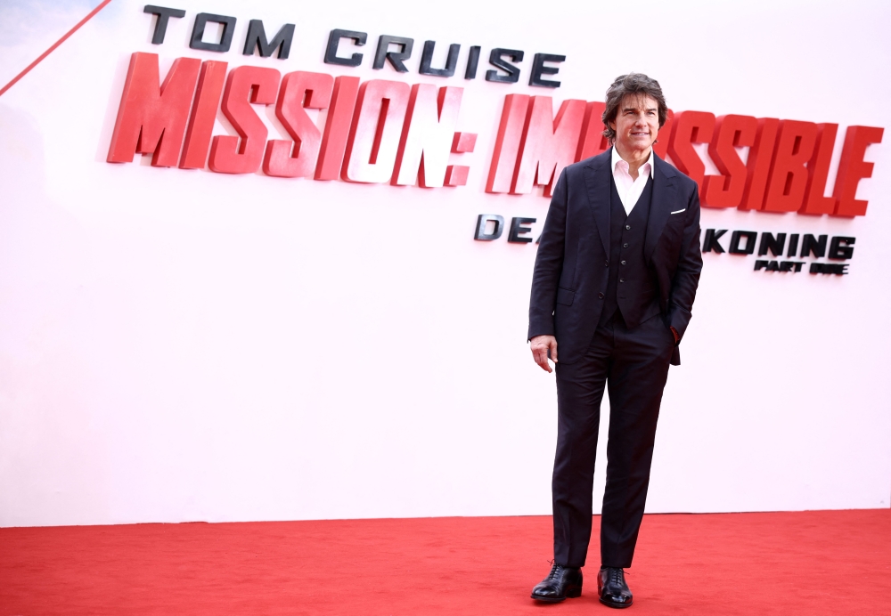 The latest installment of the 'Mission: Impossible' film series will premiere at the 2025 Cannes Film Festival on May 14, 2025, organisers announced on April 8, 2025. — AFP pic