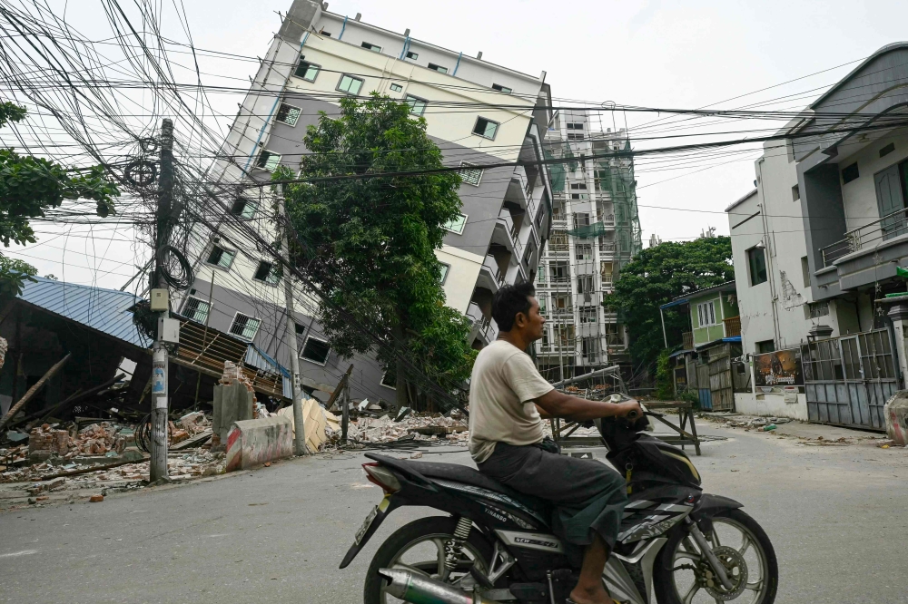 The Malaysian government has agreed, in principle, to set up a field hospital in Myanmar to continue its humanitarian aid following the devastating earthquake that struck the country on March 28. — AFP pic