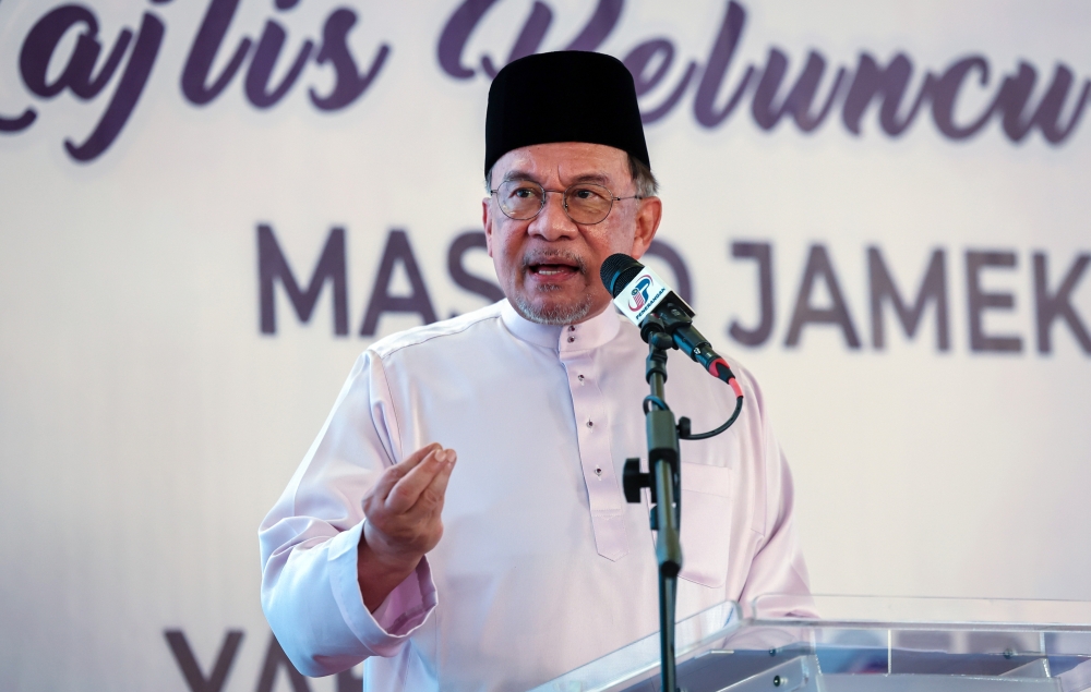 Anwar said he had reached out to neighbouring Asean nations to stand together in addressing the situation. — Bernama pic