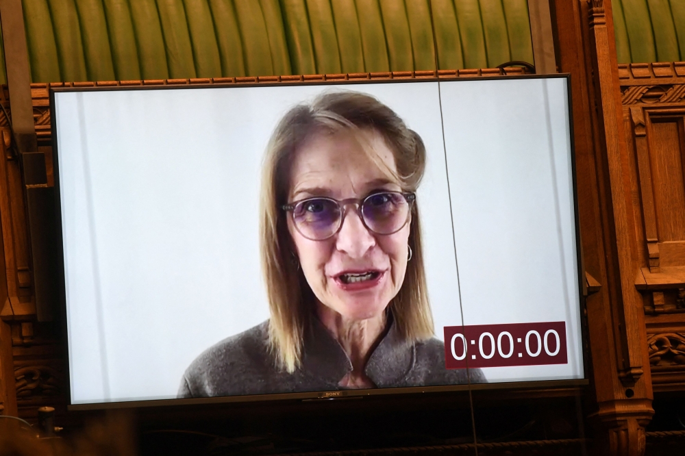 Britain's Liberal Democrat MP Wera Hobhouse, a member of the opposition Liberal Democrat party, said on social media that she was the first British member of parliament to be refused entry to Hong Kong since Beijing regained control of the territory. — UK Parliament handout via Reuters pic