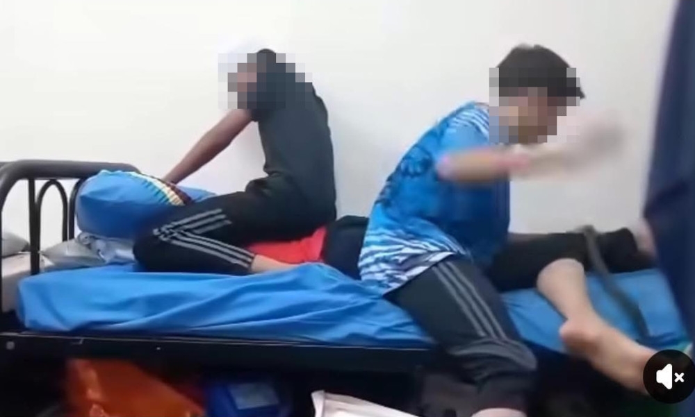 Earlier, police confirmed that a one-minute and 31-second video showing a student being bullied in a dormitory at MRSM in South Seberang Perai was widely circulated on social media. The case is being investigated under Section 323 of the Penal Code for voluntarily causing hurt. — Picture via Facebook