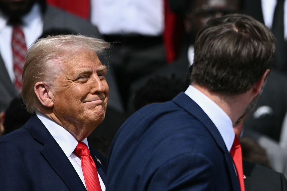 The White House has said Trump remains optimistic about securing a trade deal with China, although administration officials have made it clear they expect Beijing to reach out first. — AFP pic