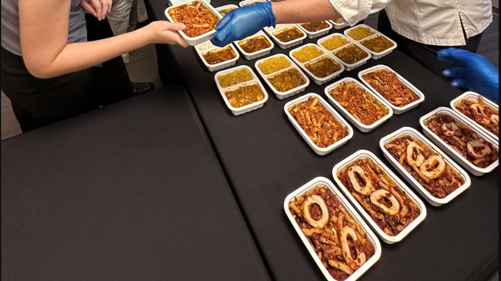 The RTE meals were a new product developed by Sats for public consumption during national emergencies. The halal-certified meals, which include curry chicken with briyani rice, fish porridge with sweet potato and pumpkin, and vegetable marinara pasta, were produced using sterilisation techniques similar to those used for Singapore Armed Forces combat rations. — Picture from Facebook/Singapore Food Agency (SFA) 