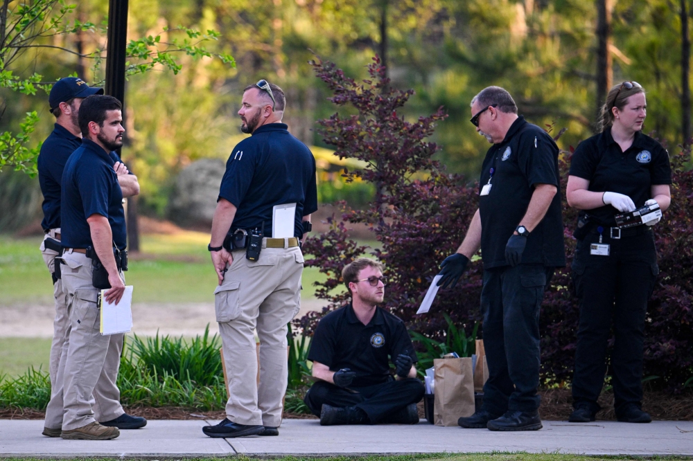 According to reports, two people were killed and several others injured when the alleged shooter, believed to be a current student and the son of a Leon County sheriff's deputy, opened fire on the university's main campus. — AFP pic