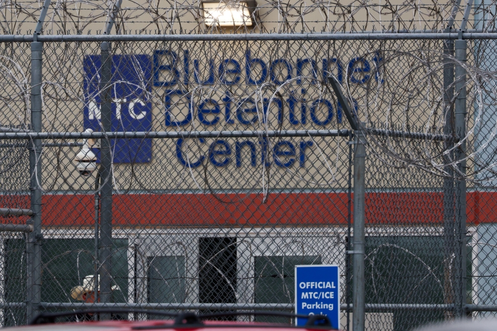 The Bluebonnet Detention Facility is seen after the US Supreme Court on Saturday temporarily barred US President Donald Trump's administration from deporting Venezuelan men in immigration custody, in Anson, Texas April 19, 2025. — Reuters pic