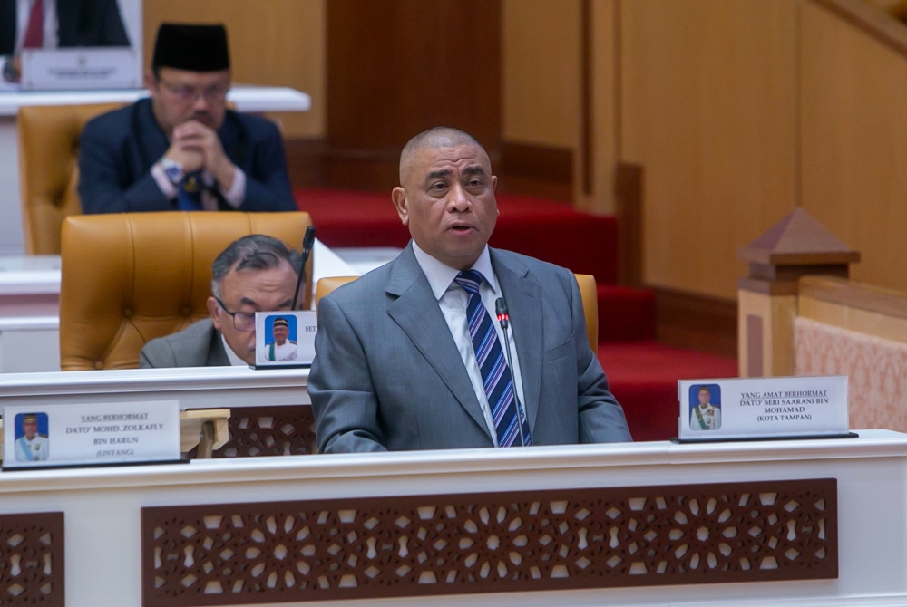 Saarani said the Minerals and Geoscience Department of Malaysia (JMG) has confirmed that no Mining Operation Scheme Approval Letter (SKSPM) has been issued for mining activities in the area. — Bernama pic