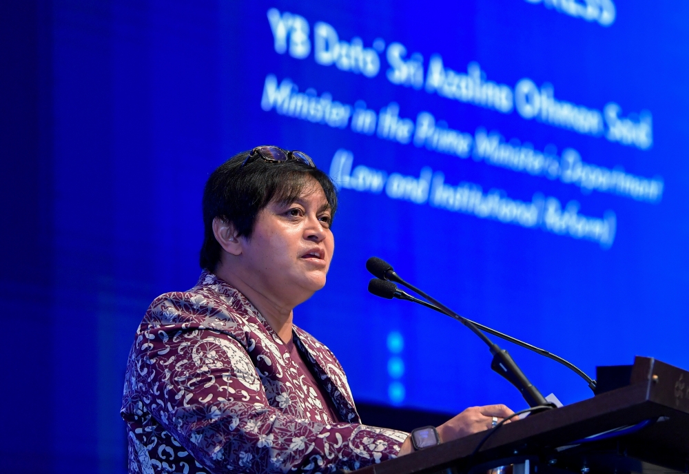 Minister in the Prime Minister’s Department (Law and Institutional Reform) Datuk Seri Azalina Othman Said is set to represent Malaysia at the International Court of Justice in The Hague this Monday. — Bernama pic