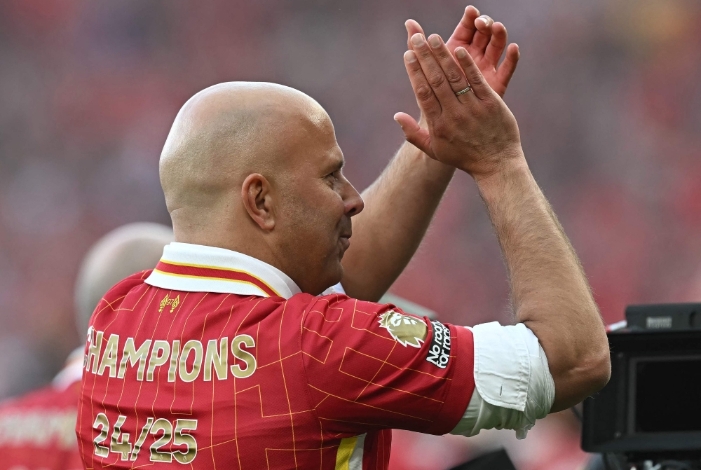 Arne Slot, who has eased seamlessly into life at Anfield, said plans were already in place for next season and there would be no problems in motivating his men as he targets more silverware. — AFP pic