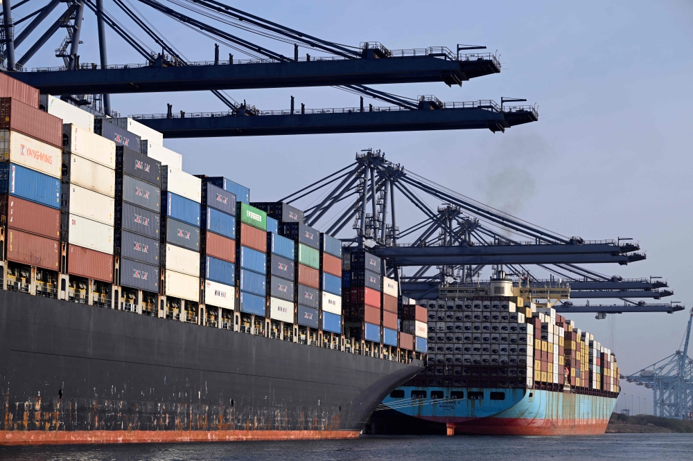 The MAS said the US accounted for 11 per cent of the city-state’s exports in 2024, and estimated that about 55 per cent of shipments would be hit with the baseline 10 per cent tariff. — AFP pic