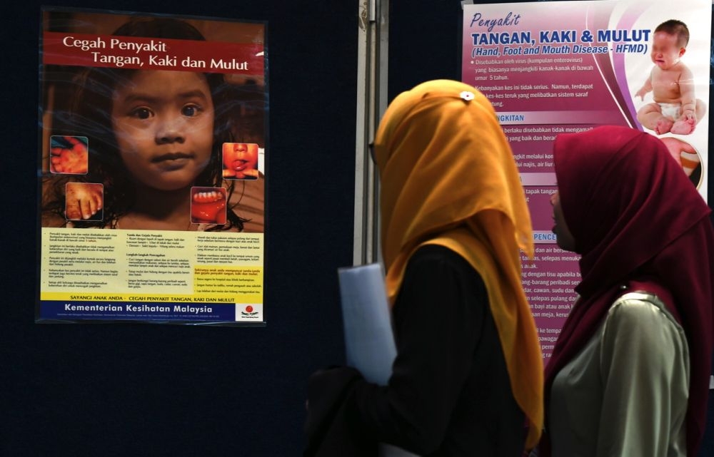 State executive councillor for Health and Environment Ling Tian Soon said HFMD cases in the 17th WE (April 21-27) were 1,441 cases compared to 1,196 cases in the 16th WE, with Johor Baru recording the highest number of 386 cases. — Bernama pic