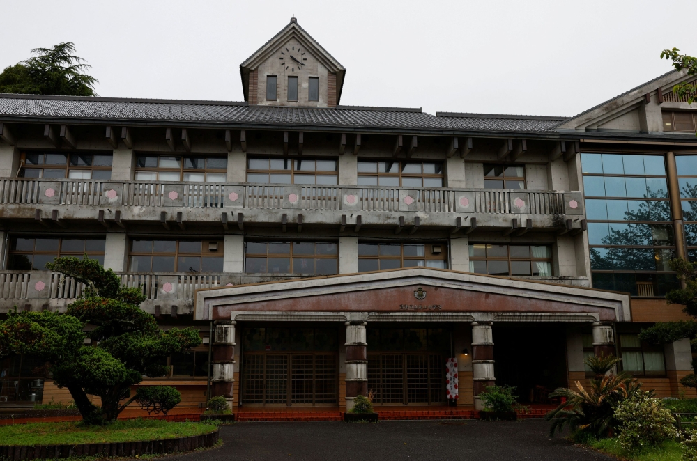 The repurposed school about 60km southeast of Tokyo. — Reuters pic