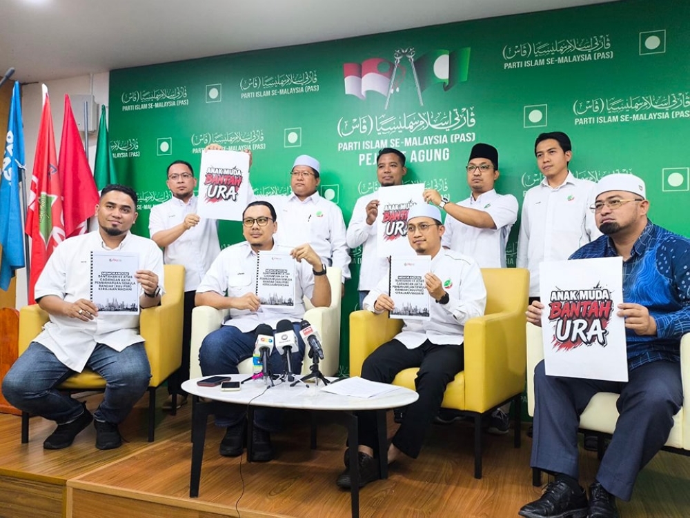 PAS Youth members plan to stage a protest on June 14, against the Urban Renewal Act Bill that is scheduled to be tabled in Parliament in July 2025. — Picture from Facebook/Pemuda PAS