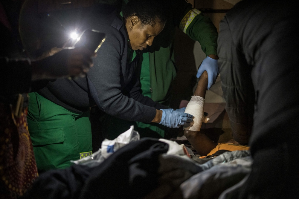 The Cape Flats, low-lying townships outside Cape Town, are hotspots for murder and gang violence in a country already plagued by one of the highest crime rates in the world.Ambulance crews are soft targets for criminals looking to steal phones, money or medical equipment. — AFP pic