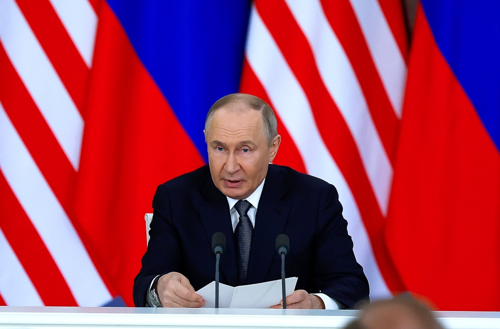 Russian President Vladimir Putin said he sees prospects for joint ventures between Russia and Malaysia in the fields of natural gas and nuclear energy. — Bernama pic