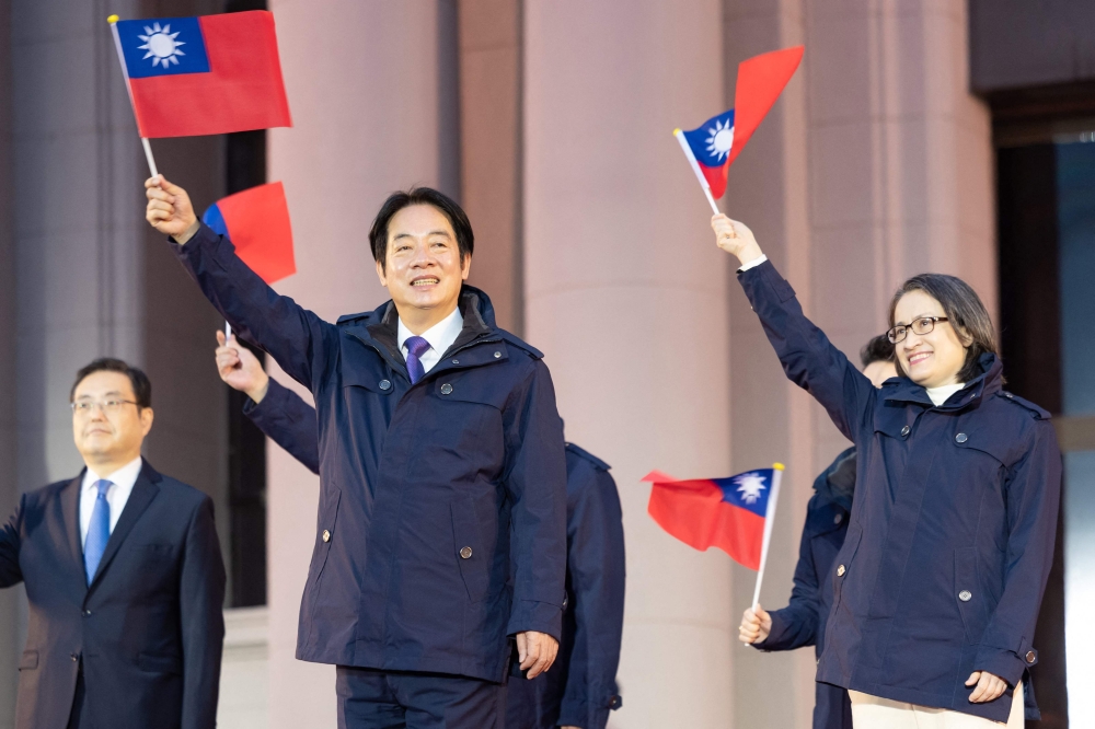 Taiwanese President Lai Ching-te promised to stand up to China and defend democracy when he took office in 2024. — AFP pic/Taiwan Presidential Office