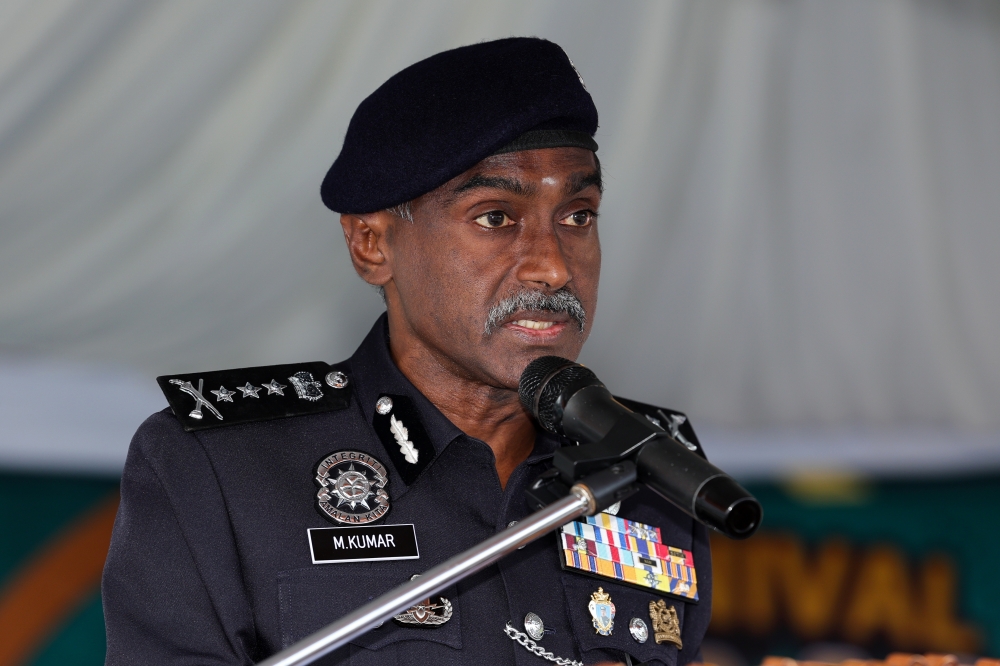 Johor police chief Datuk M. Kumar urged all attendees to adhere to the organisers’ rules and guidelines to ensure the event proceeds smoothly. — Bernama pic