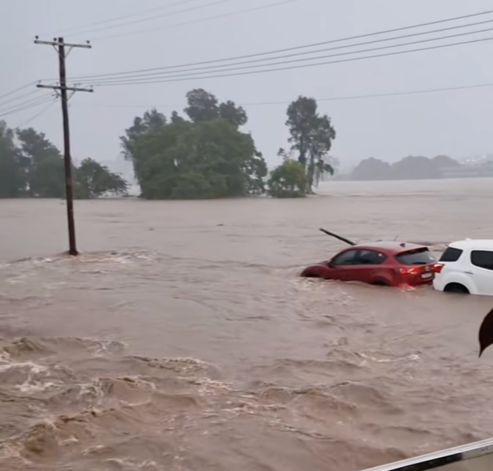 Rural towns in the Hunter and Mid North Coast regions of New South Wales were the worst hit from the downpour, with some areas receiving more than four months’ worth of rain over the past 24 hours. — Screengrab from Facebook
