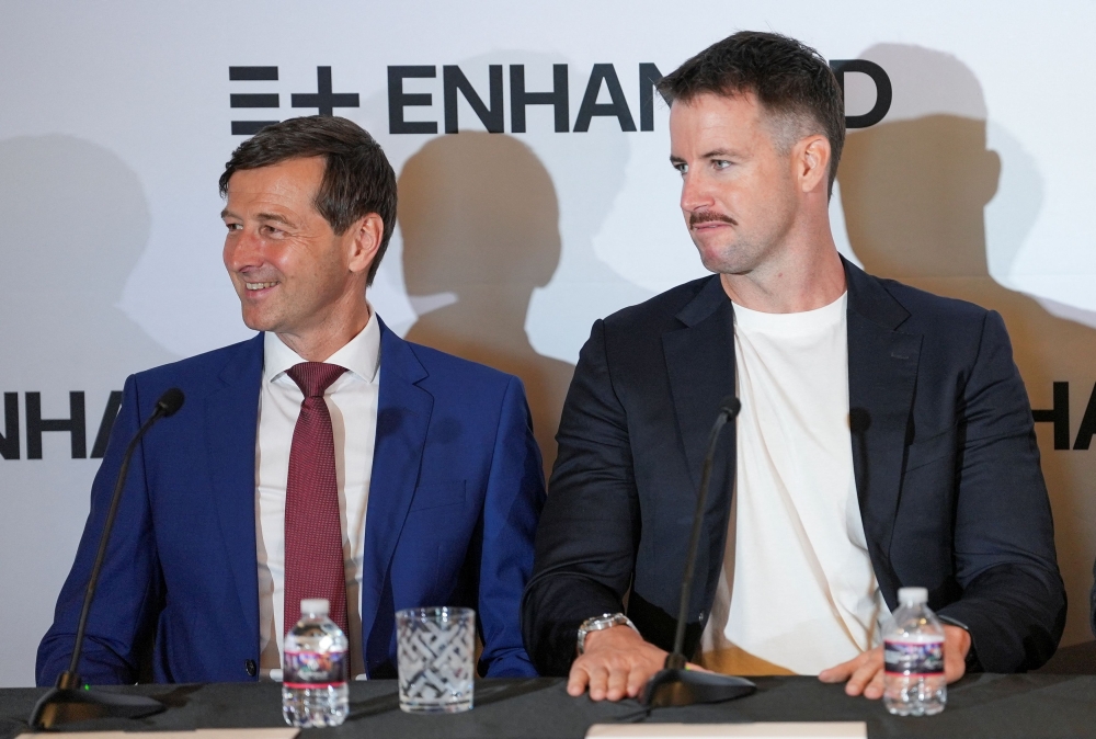 Athlete and swimmer James Magnussen attends a press conference to announce he will be joining the new ‘Enhanced Games’ team, in Las Vegas, Nevada May 21, 2025. — Reuters pic 