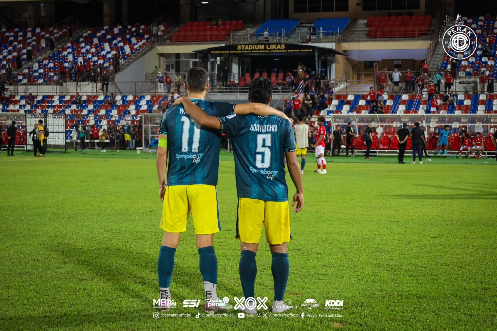 The Perak FC held a closing down sale in May 2025 ahead of its final announcement on May 25. — Picture from Facebook/Perak Football Club