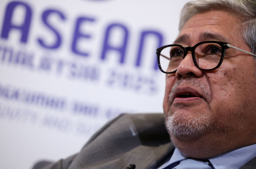 This file photo shows Philippines’ Foreign Minister Enrique Manalo as he attends an interview during Asean Foreign Ministers’ Retreat in Langkawi, Malaysia January 18, 2025. — Reuters