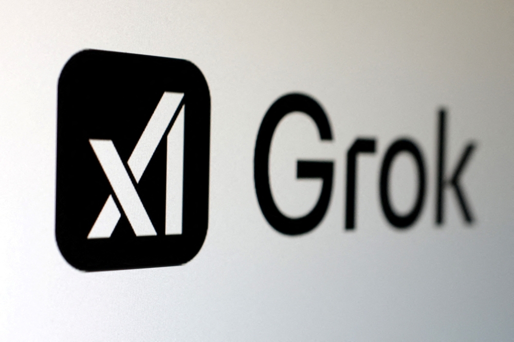 xAI and Grok logos are seen in this illustration taken, February 16, 2025. — Reuters pic