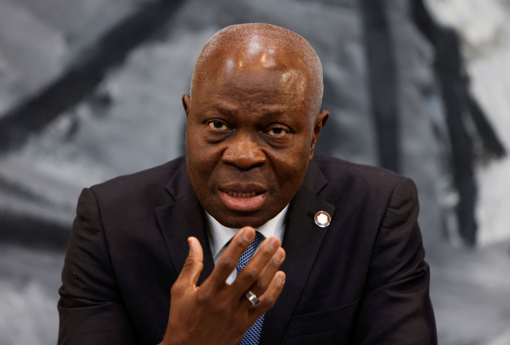 ILO chief Gilbert Houngbo said UN agency’s budget needs to be validated by all 187 member countries in Geneva, Switzerland during its congress from June 2–13, 2025. — Reuters pic