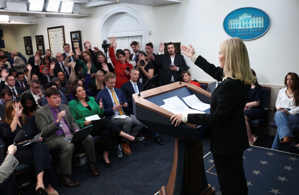 “The president is more interested in giving that taxpayer money to trade schools and programmes and state schools where they are promoting American values, but most importantly, educating the next generation based on skills that we need in our economy and our society,” White House Press Secretary Karoline Leavitt said on Fox News. — Reuters file pic 